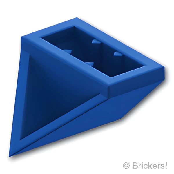 LEGO® パーツ - スロープ インバート ダブル 45° 2 x 1：[Blue / ブルー] 3049-023 