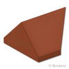 スロープ インバート ダブル 45° 2 x 1：[Reddish Brown / ブラウン]