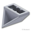 スロープ インバート ダブル 45° 2 x 1：[Light Bluish Gray / グレー]
