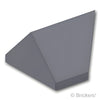 スロープ インバート ダブル 45° 2 x 1：[Dark Bluish Gray / ダークグレー]