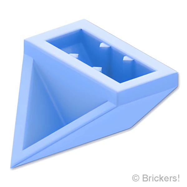LEGO® パーツ - スロープ インバート ダブル 45° 2 x 1：[Bt,Lt Blue / ブライトライトブルー] 3049-212 