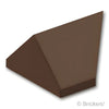 スロープ インバート ダブル 45° 2 x 1：[Dark Brown / ダークブラウン]