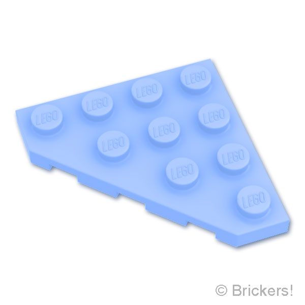 LEGO® パーツ 6610095 ウェッジ プレート 4 x 4 - コーナー：[Bt,Lt Blue / ブライトライトブルー] 30503-212 