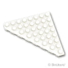 ウェッジ プレート 8 x 8 - コーナー：[White / ホワイト]