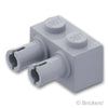 ブロック 1 x 2 - 2ピン：[Light Bluish Gray / グレー]