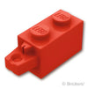 ヒンジ ブロック 1 x 2 - 水平ロッキング：[Red / レッド]
