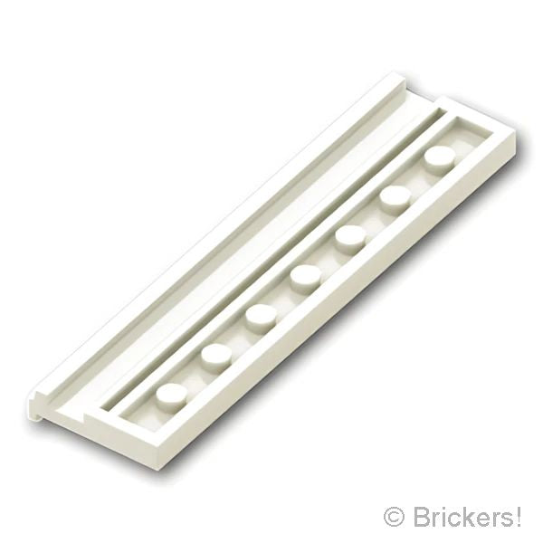 LEGO® パーツ 3058601/4500878 プレート 2 x 8 - ドアレール：[White / ホワイト] 30586-001 
