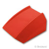 スロープ カーブ 2 x 2 - リップ：[Red / レッド]