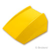 スロープ カーブ 2 x 2 - リップ：[Yellow / イエロー]