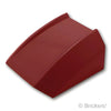 スロープ カーブ 2 x 2 - リップ：[Dark Red / ダークレッド]