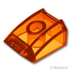 スロープ カーブ 2 x 2 - リップ：[Tr,Orange / トランスオレンジ]