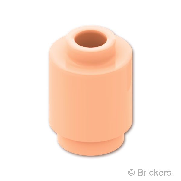 LEGO® パーツ 6546466 ブロック ラウンド 1 x 1：[Light Nougat / ライトヌガー] 3062-283 