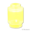 ブロック ラウンド 1 x 1：[Satin Tr - Yellow / サテントランスイエロー]