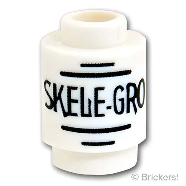 LEGO® パーツ 6381995 ラウンド ブロック 1 x 1 - Skele-Gro(骨生え薬)：[White / ホワイト] 3062pb071-001 の商品ページ｜レゴ®パーツ バラ売りのブリッカーズ
