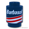 ブロック ラウンド 1 x 1 - バーバソル缶(Barbasol)：[Dark Blue / ダークブルー]