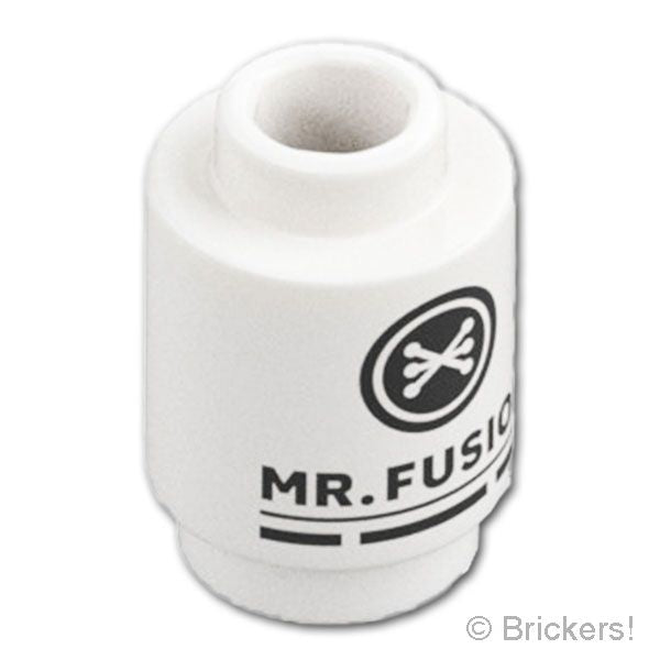 LEGO® パーツ 6585387 ブロック ラウンド 1 x 1 - MR. FUSION(ミスター・フュージョン)：[White / ホワイト] 3062pb088-001 