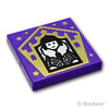 タイル 2 x 2 - 蛙チョコレートのカード「オリンペ・マクシーム」：[Dark Purple / ダークパープル]