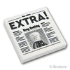 タイル 2 x 2 - EXTRA! 新聞 ：[White / ホワイト]