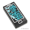 タイル 1 x 2 - スマホ ゴースト：[Black / ブラック]