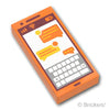 タイル 1 x 2 - スマホ チャット画面：[Orange / オレンジ]