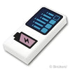 タイル 1 x 2 - バッテリー充電表示とグラフ：[White / ホワイト]