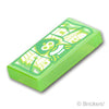 タイル 1 x 2 - ミラベルと魔法だらけの家：[Satin Tr - Bt Green / サテントランスブライトグリーン]