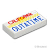 タイル 1 x 2 - CALIFORNIA OUTATIME(時間切れ)：[White / ホワイト]