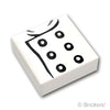 タイル 1 x 1 - シェフジャケット：[White / ホワイト]