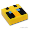 タイル 1 x 1 - ピクセルのハチ：[Yellow / イエロー]