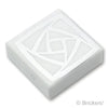 タイル 1 x 1 - ロサスのシルバーの紋章：[White / ホワイト]