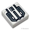 タイル 1 x 1 - SW ジェットパック：[White / ホワイト]