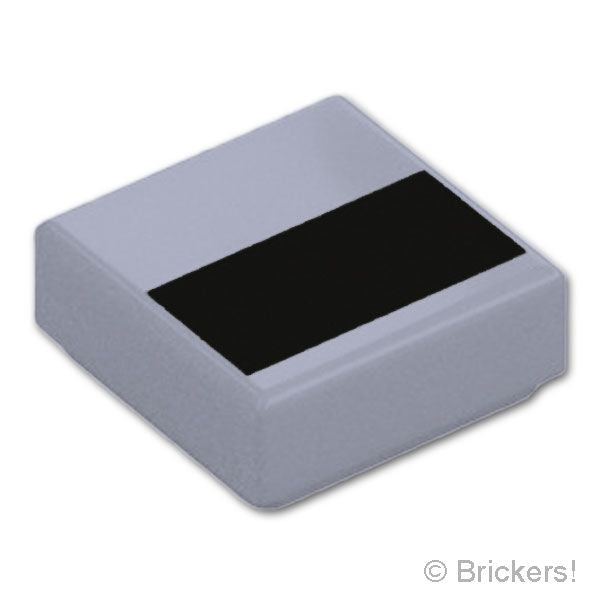 LEGO® パーツ 6585381 タイル 1 x 1 - デロリアン ストライプ：[Light Bluish Gray / グレー] 3070pb389-194 