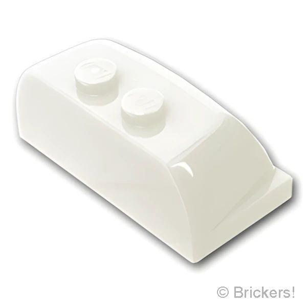 LEGO® パーツ 6310243 ウィンドスクリーン 2 x 4 x 1 1/3：[White / ホワイト] 30841-001 