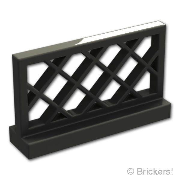 LEGO® パーツ 318526/4106485/4188953 フェンス 1 x 4 x 2 - 格子：[Black / ブラック] 3185-026 