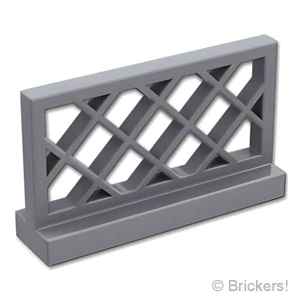 LEGO® パーツ 6388129 フェンス 1 x 4 x 2 - 格子：[Dark Bluish Gray / ダークグレー] 3185-199 の商品ページ｜レゴ®パーツ バラ売りのブリッカーズ