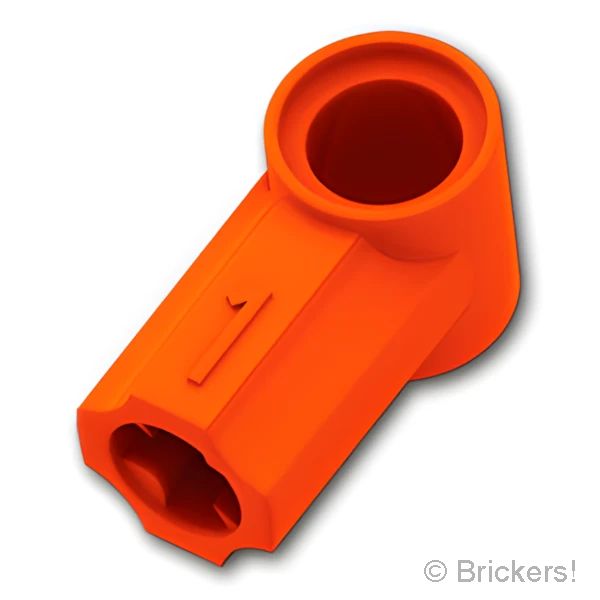 LEGO® レゴ パーツ 6499450 テクニック 十字軸 / ピン - アングル コネクター #1：[Reddish Orange / レディッシュオレンジ ] 32013-402 