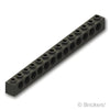 テクニック ブロック 1 x 14 - 13ホール：[Black / ブラック]