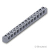 テクニック ブロック 1 x 14 - 13ホール：[Light Bluish Gray / グレー]
