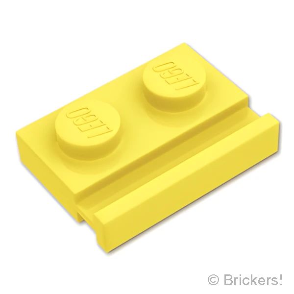 LEGO® パーツ 6296519 プレート 1 x 2 - ドアレール：[Bt,Lt Yellow / ブライトライトイエロー] 32028-226 