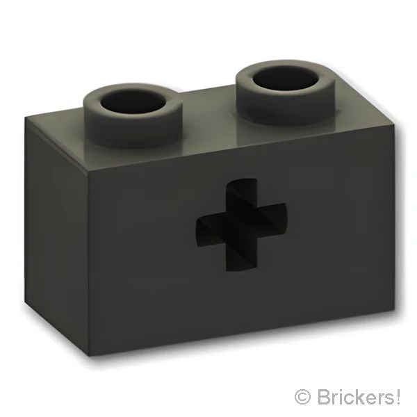 LEGO® パーツ 4233487/6178922 テクニック ブロック 1 x 2 - 軸穴：[Black / ブラック] 32064-026 