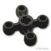 テクニック ギア ノブコグホイール - +方向 軸穴：[Black / ブラック]