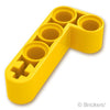 テクニック リフトアーム 2 x 4 - L型：[Yellow / イエロー]