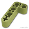 テクニック リフトアーム 2 x 4 - L型：[Olive Green / オリーブグリーン]