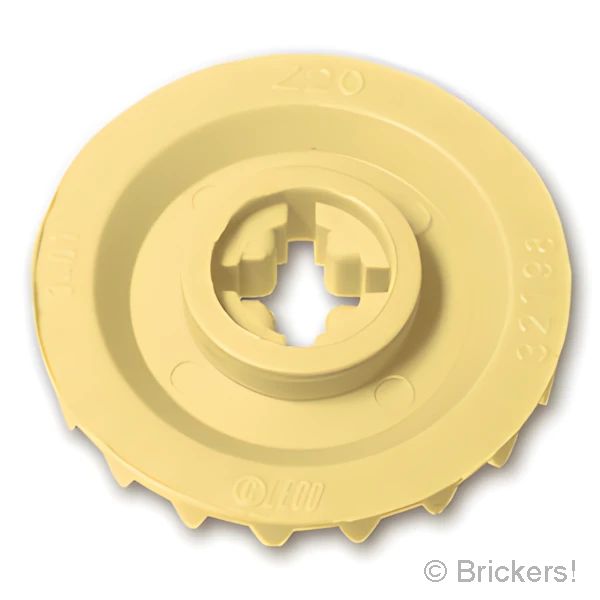 LEGO® パーツ 4514557/6031962 テクニック ギア - 20歯 べベルギア：[Tan / タン] 32198-005 