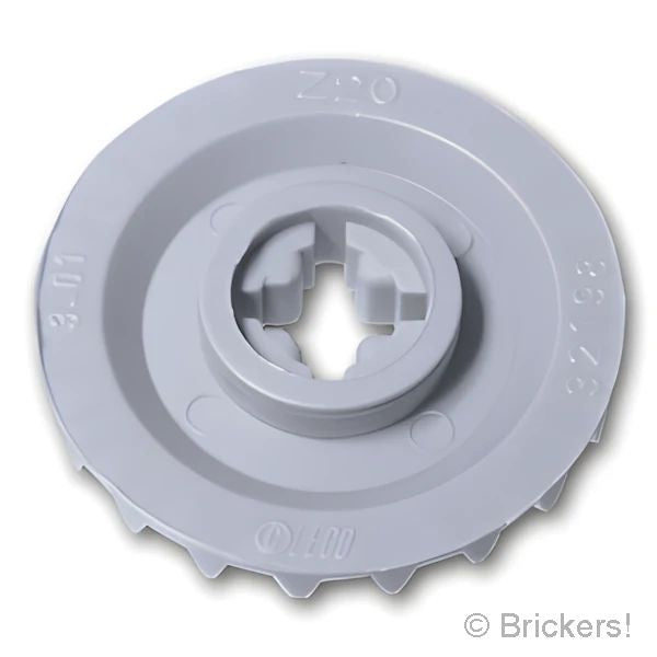 LEGO® パーツ 4211885/6031956/6359714 テクニック ギア - 20歯 べベルギア：[Light Bluish Gray / グレー] 32198-194 
