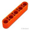 テクニック リフトアーム 1 x 5：[Reddish Orange / レディッシュオレンジ ]