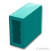 ブロック 1 x 2 x 2：[Dark Turquoise / ダークターコイズ]