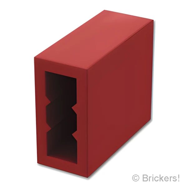 LEGO® パーツ 6212084 ブロック 1 x 2 x 2：[Dark Red / ダークレッド] 3245c-154 