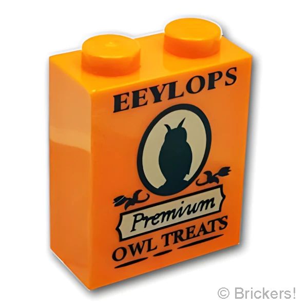 LEGO® パーツ 6480305 ブロック 1 x 2 x 2 - フクロウのシルエット：[Orange / オレンジ] 3245cpb249-106 の商品ページ｜レゴ®パーツ バラ売りのブリッカーズ