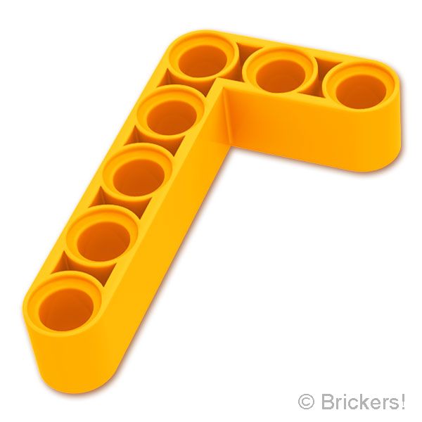 LEGO® パーツ 6476805 テクニック リフトアーム 3 x 5 - L型：[Bt,Lt Orange / ブライトライトオレンジ] 32526-191 